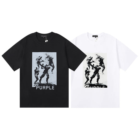 PURPLE  fashion T-shirt