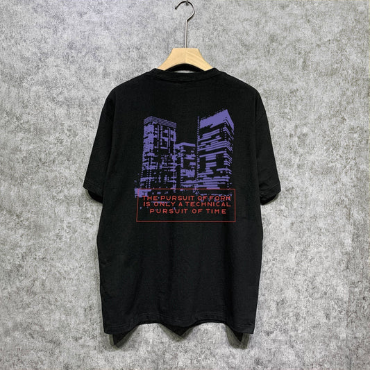 Gallery Dept T Shirt Retro Printed Loose Short-Sleeved Shirt
