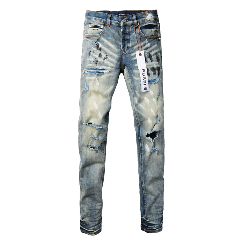 PURPLE  Fashion Jeans 9037