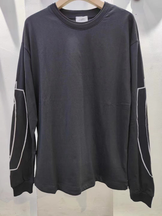 Askyurself T-shirts Long Sleeve T-shirt Loose Casual