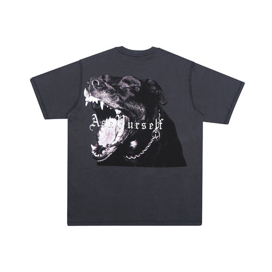 Askyurself T-shirts Printed Distressed Short Sleeve T-shirt