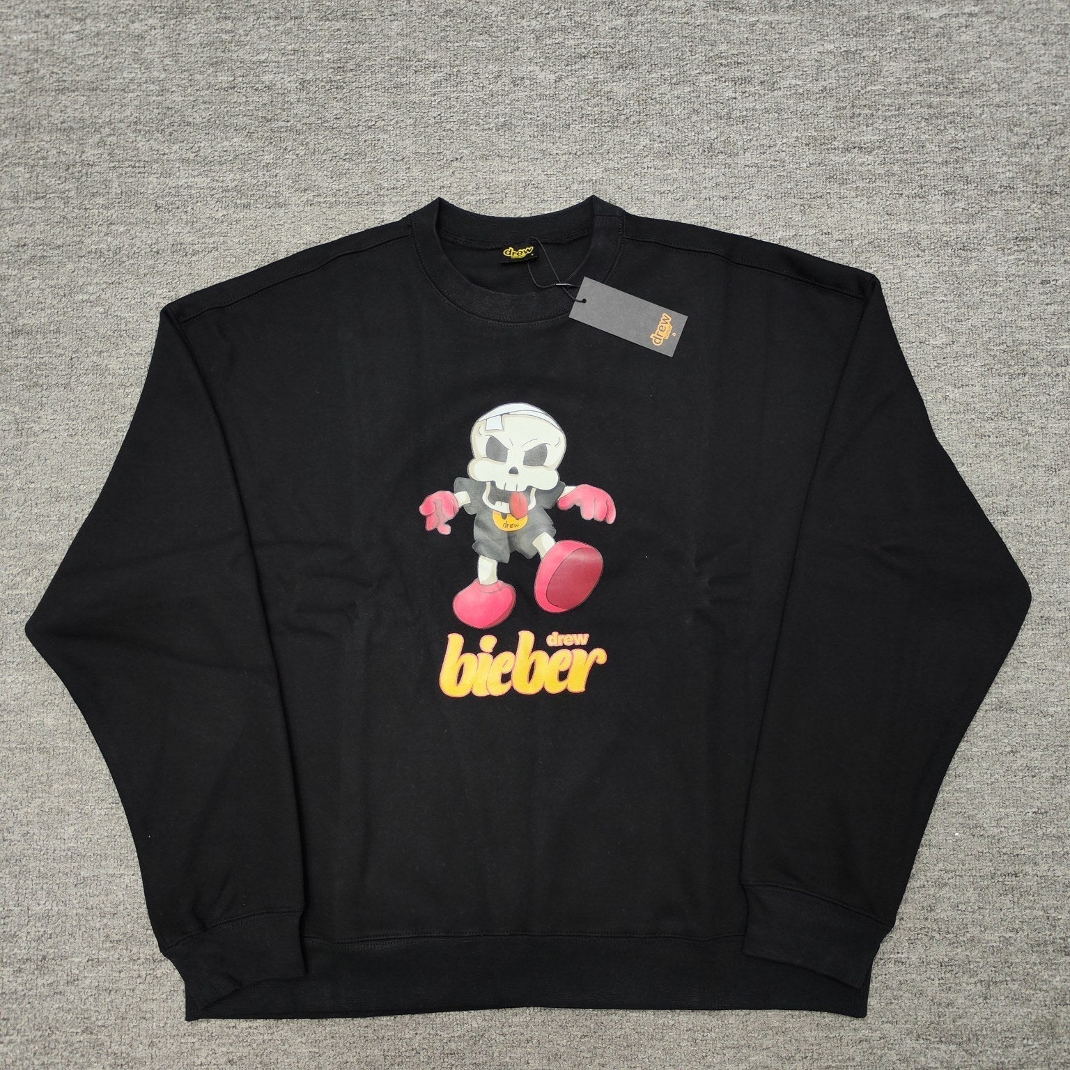 Drew House Sweatshirts Unisex Fleece Crew Neck Sweater