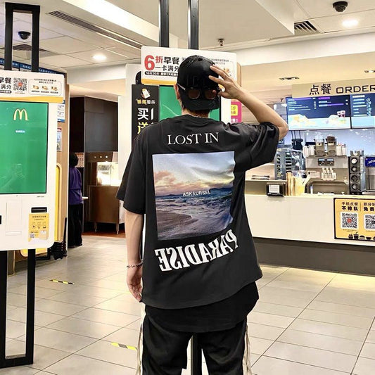 Askyurself T-shirts Big Talker Same Reflective California HAILANG Pattern