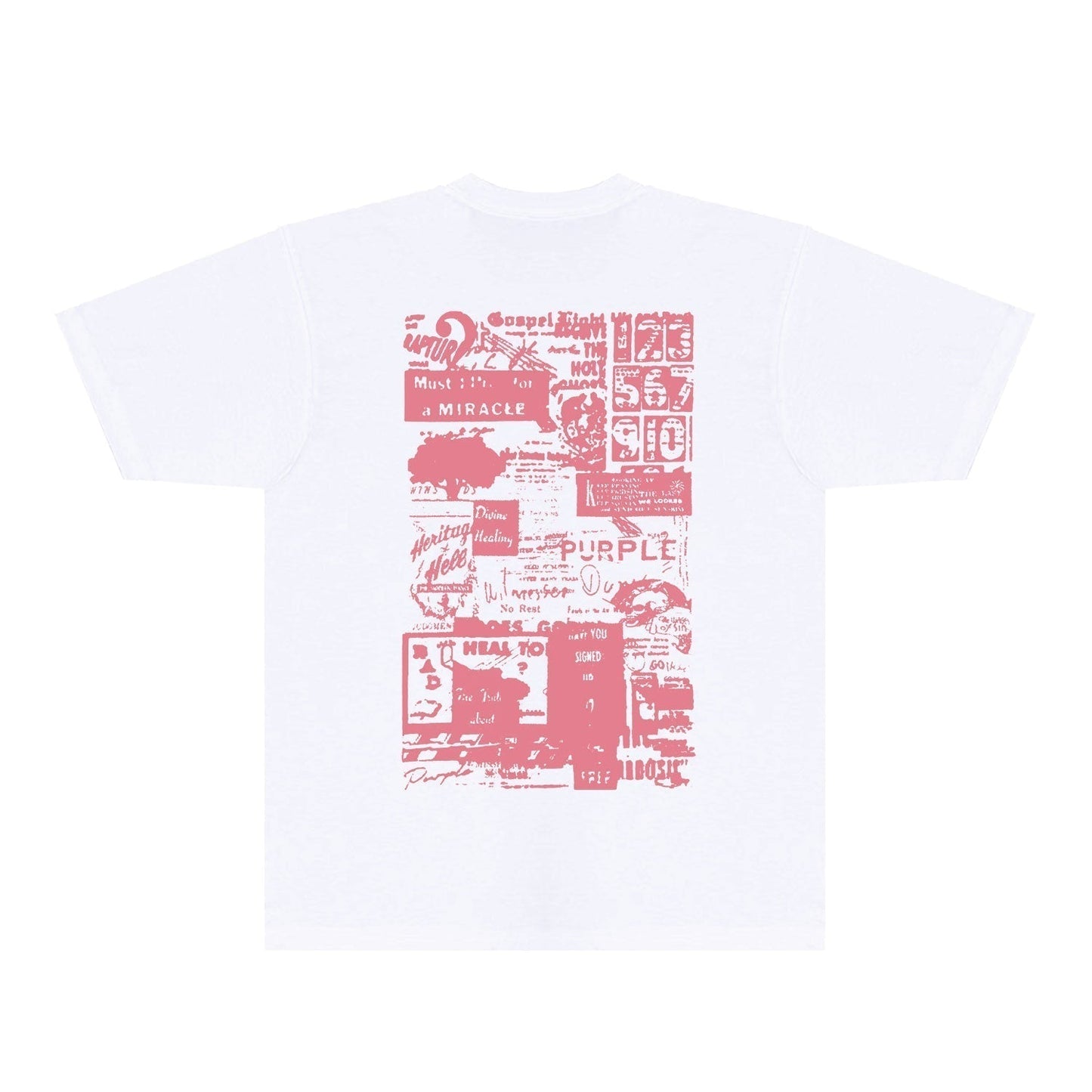 PURPLE  fashion T-shirt